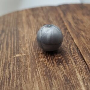 Grey‎ mist bead charm